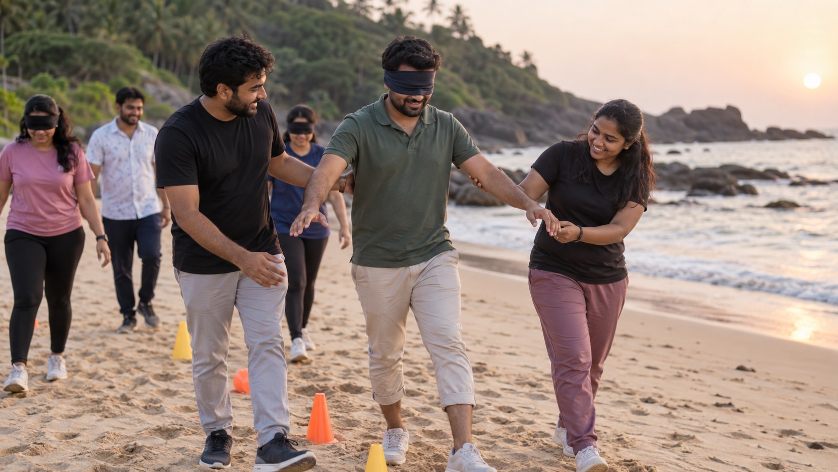 Trust building team activity