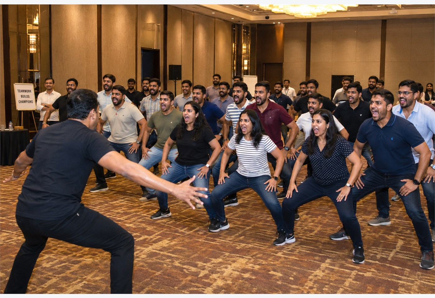 Haka Team Ice Breaker activity photo 2