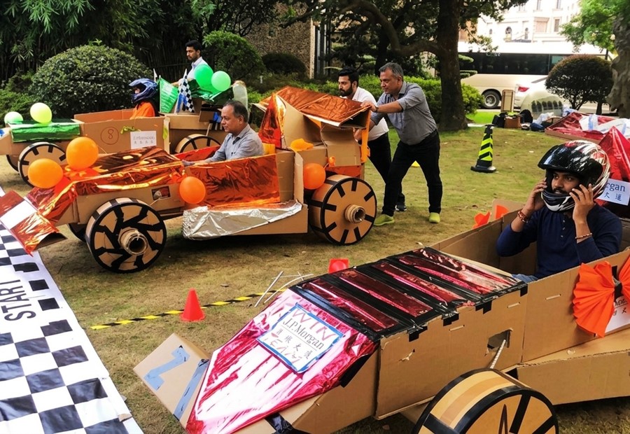 Formula 1 Racing team building activity