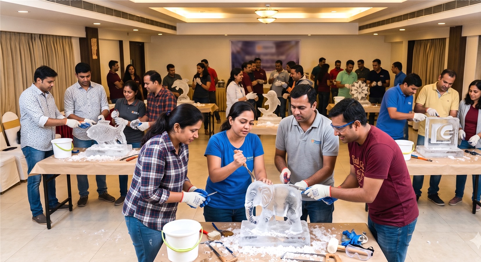 Ice Sculpting Challenge activity photo 1