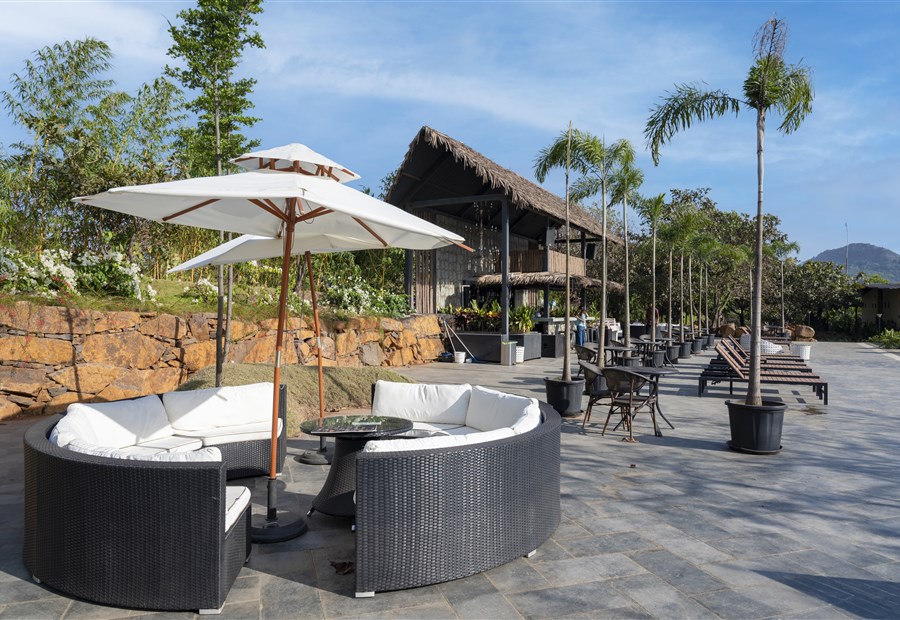 Open air bar at Canary Islands