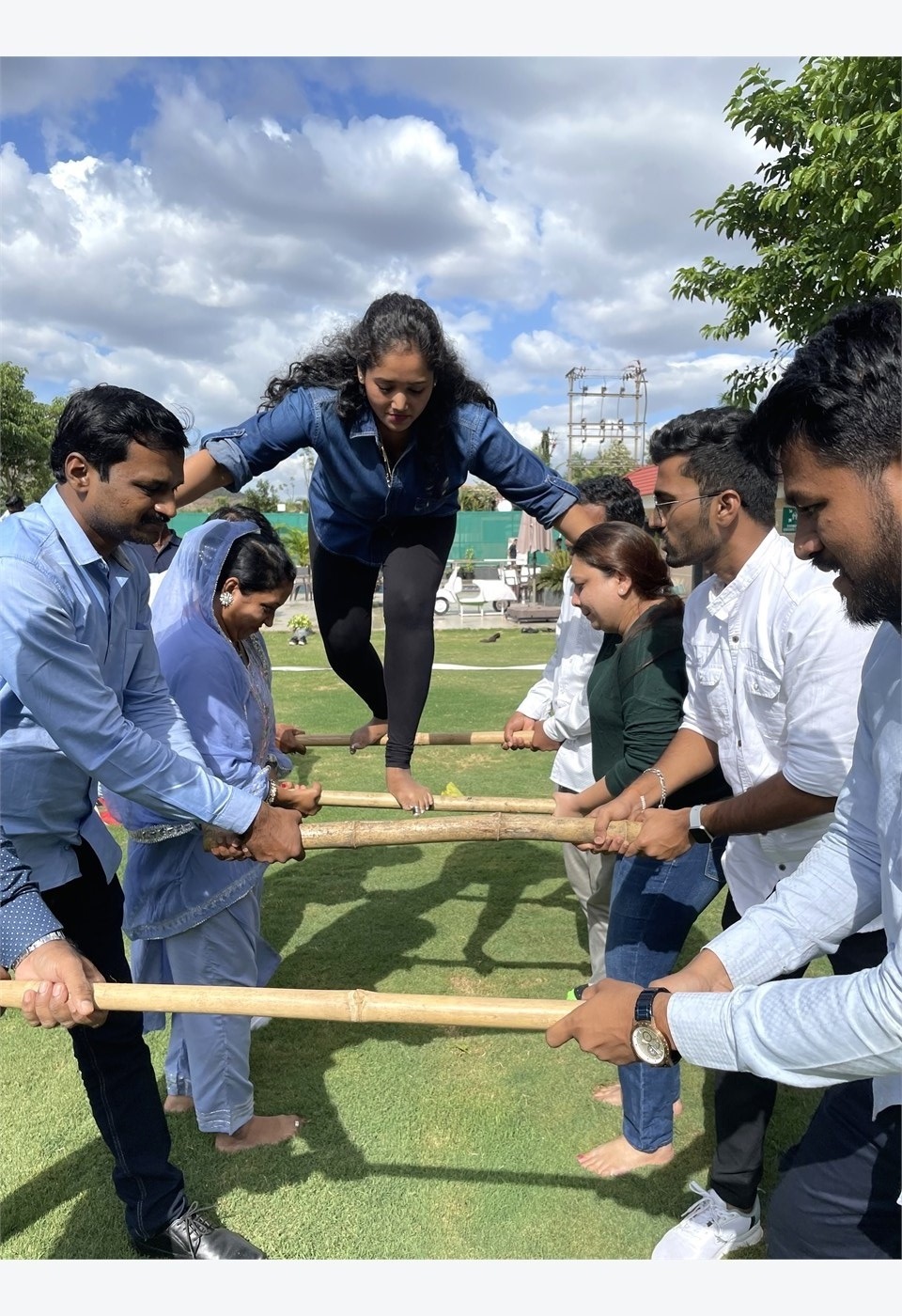 Ladder Up team building activity