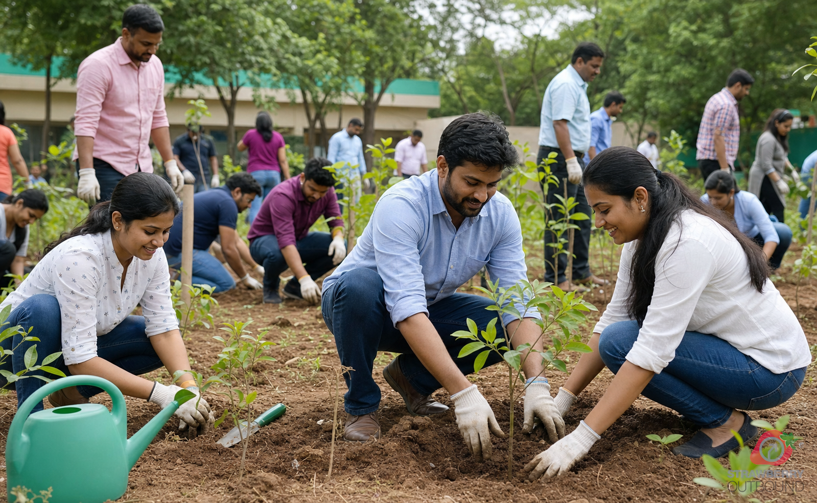 Tree Plantation Challenge CSR team building activity